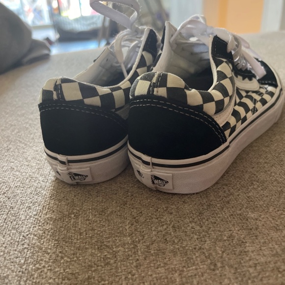 Old Skool black/white primary checker vans - Picture 3 of 4